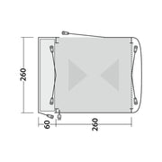Outwell Milestone Shade Poled Driveaway Campervan Awning - Outwell - Van Life Living