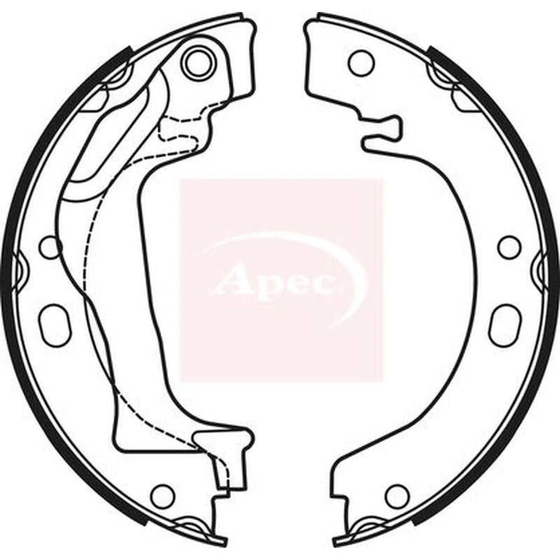 Apec Parking Brake Shoe Set SHU723