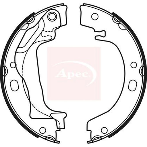 Apec Parking Brake Shoe Set SHU723