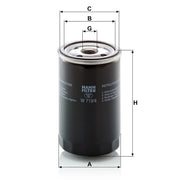 MANN-FILTER Engine Oil Filter W 719/4