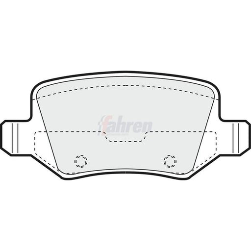 Fahren Rear Brake Pad Set FBP3151