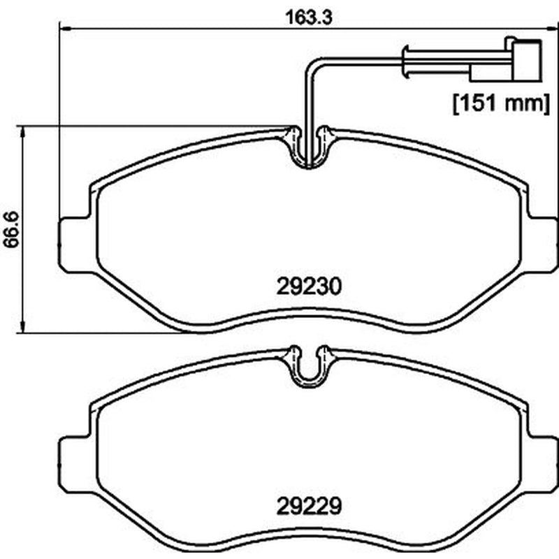 DON Front Brake Pad Set PCP1714