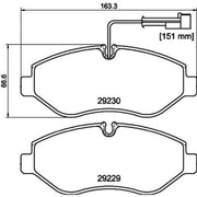 Mintex Front Brake Pad Set MDB2917