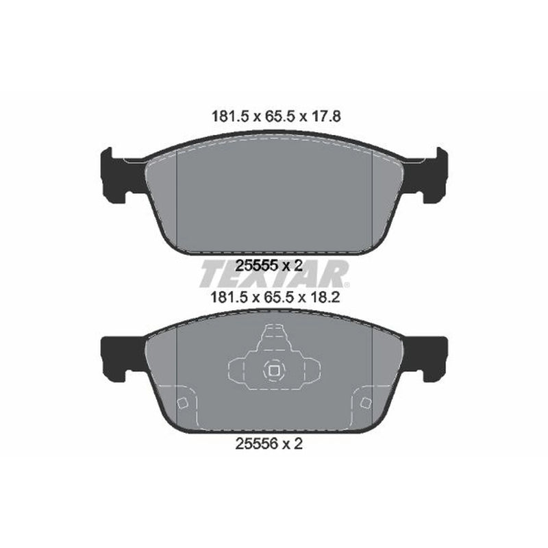 Textar Front Brake Pad Set 2555501