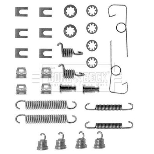 Borg & Beck Brake Shoe Accessory Kit Rear BBK6088