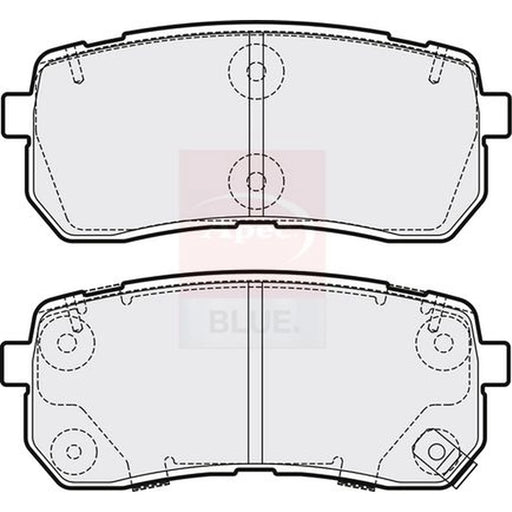 Apec Rear Brake Pad Set PD3669