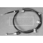 Borg & Beck Handbrake Cable Right Rear BKB3668