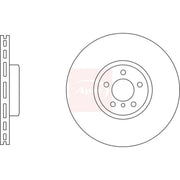 Apec 2 x Front Vented Brake Discs DSK3232