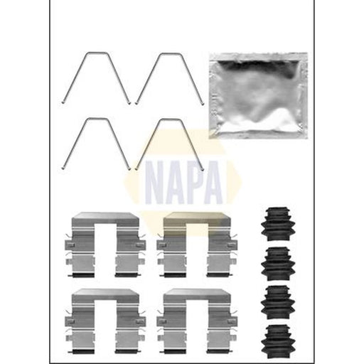 NAPA Brake Pad Accessory Fitting Kit Rear NFK1403
