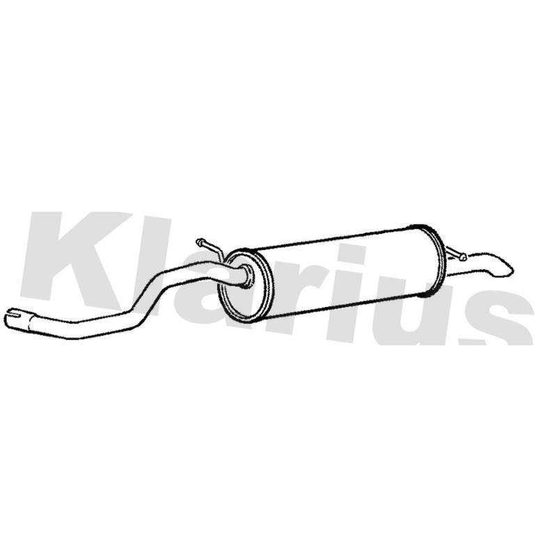 Klarius Box With Tail Pipe Rear VW890C