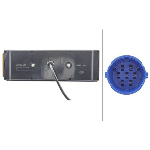 Hella Tail Light / Lamp R5W Right 2VP 340 450-501