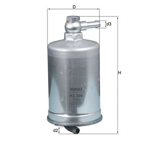 Mahle Fuel Filter Element KL 599