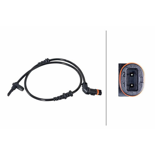 Hella ABS Wheel Speed Sensor Front 6PU 358 252-031