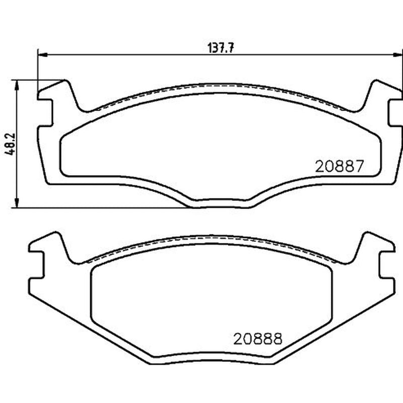 Mintex Front Brake Pad Set MDB1267