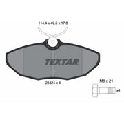 Textar Rear Brake Pad Set 2342401