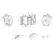 Hella Air Conditioning Compressor 8FK 366 201-121