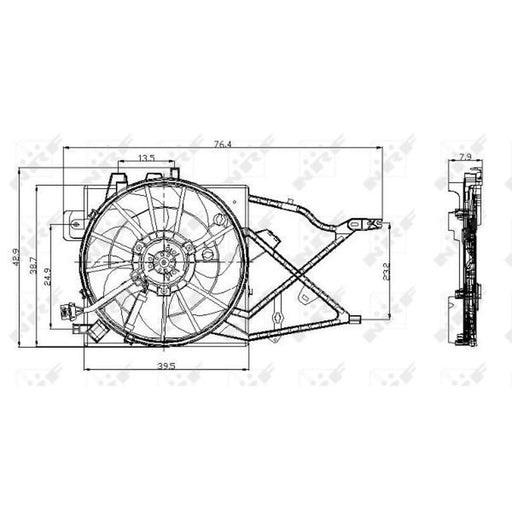 NRF Engine Cooling Fan 47014