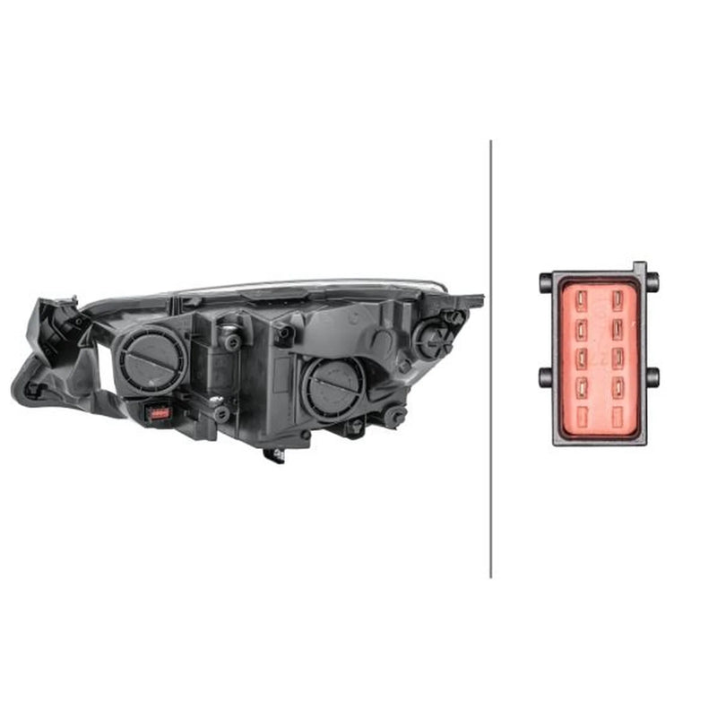 Hella Headlight Headlamp W21/5W Right 1EG 010 011-621