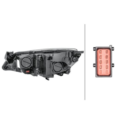Hella Headlight Headlamp W21/5W Right 1EG 010 011-621