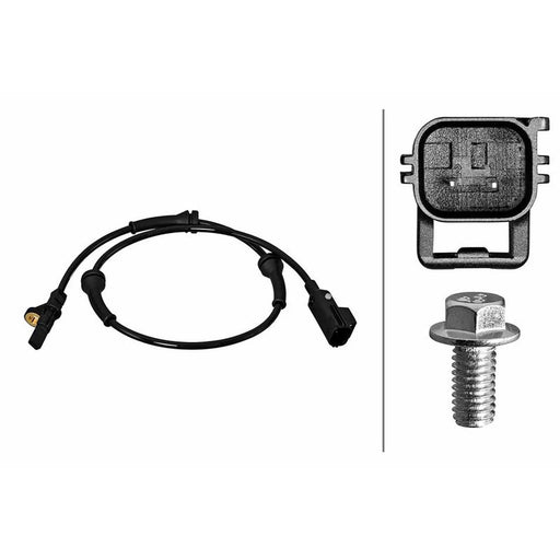 Hella ABS Wheel Speed Sensor Rear 6PU 358 218-301