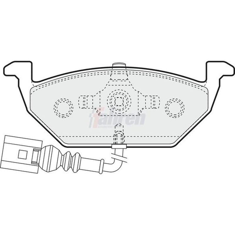 Fahren Front Brake Pad Set FBP3031