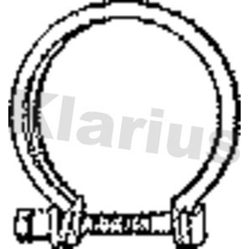 Klarius Exhaust System Clamping Piece OD ID Wide 430888