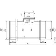 Bosch MAF Sensor (Mass Air Flow) 0 280 218 119