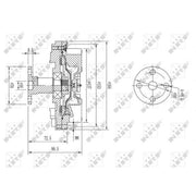 NRF Radiator Fan Clutch 49597