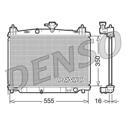 Denso Engine Radiator DRM44016
