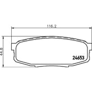Mintex Rear Brake Pad Set MDB2936