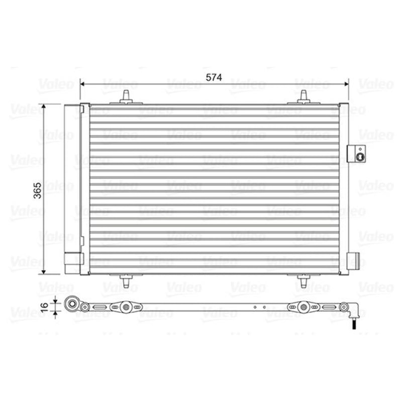 Valeo Air Conditioning Condenser 814420