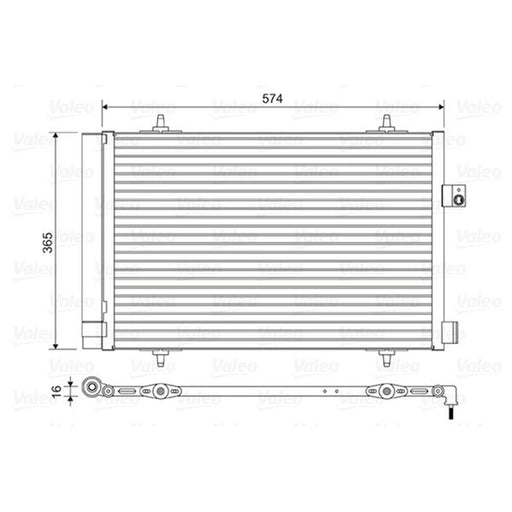 Valeo Air Conditioning Condenser 814420