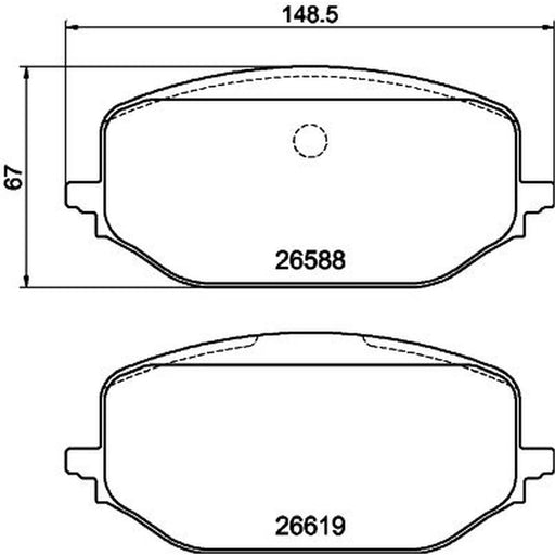 DON Front Brake Pad Set PCP2078