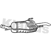 Klarius Box With Tail Pipe Rear GM642H