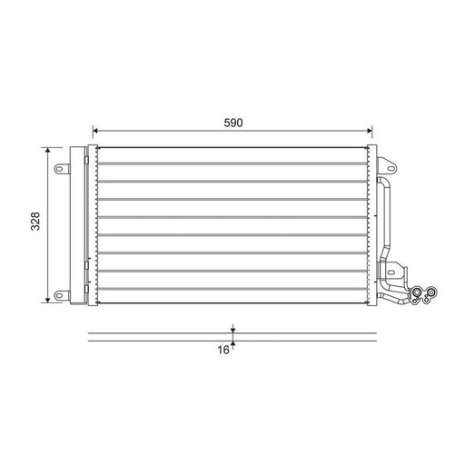 Valeo Air Conditioning Condenser 814364