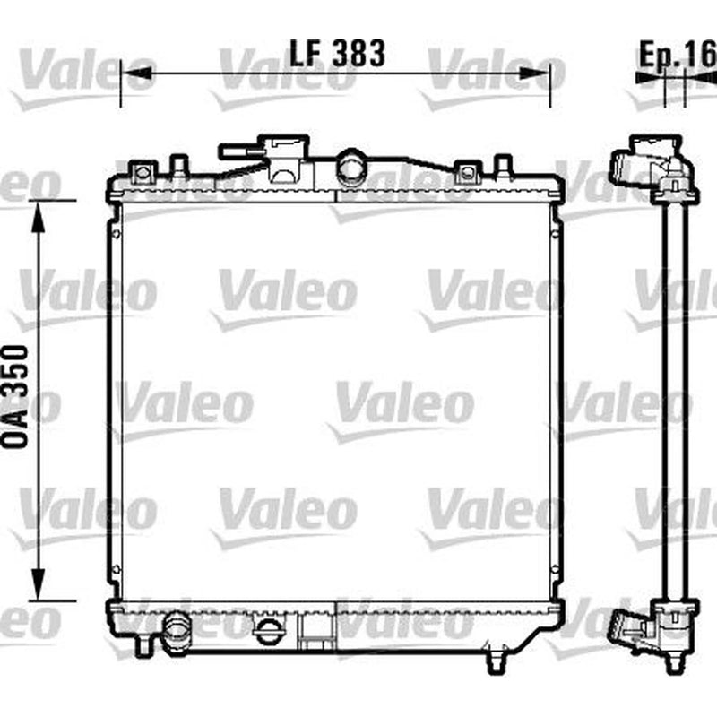 Valeo Engine Radiator 734157
