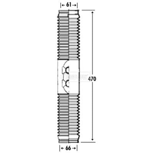 Borg & Beck Steering Bellow Kit BSG3327