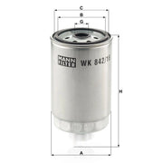 MANN-FILTER Fuel Filter Element WK 842/16 OE CBU1251 CBU1920