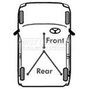First Line Handbrake Cable Front FKB3445