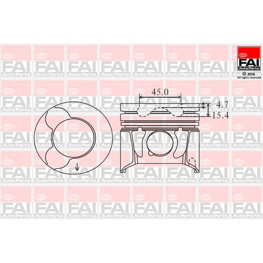 FAI Piston Cylinder Bore = PK6-000