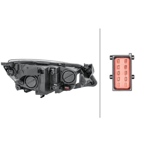 Hella Headlight Headlamp H7/H7 Left 1EG 010 011-671