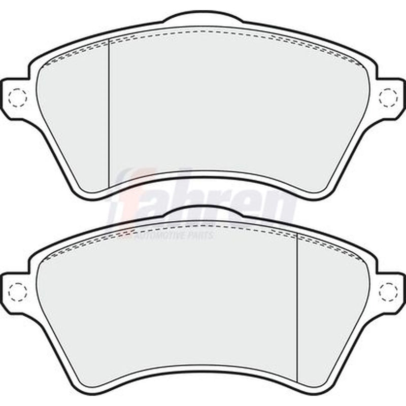 Fahren Front Brake Pad Set fits Land Rover Freelander I 1998-2006 1.8 2.0 2.5