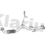 Klarius Exhaust Pipe OD GM706M