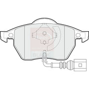 Apec Front Brake Pad Set PAD1110B