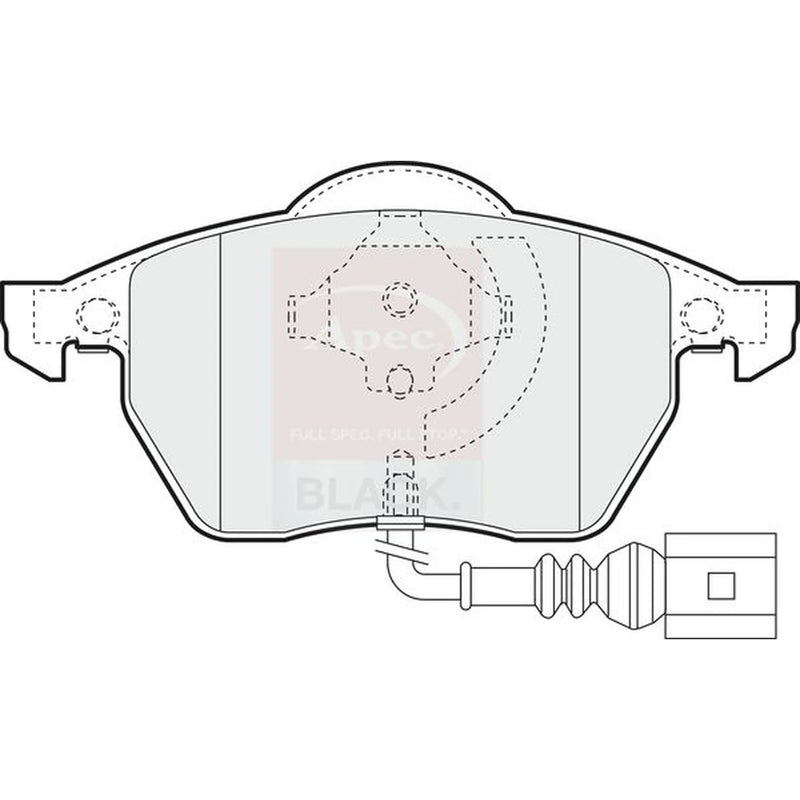 Apec Front Brake Pad Set PAD1110B