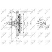 NRF Radiator Fan Clutch 49644