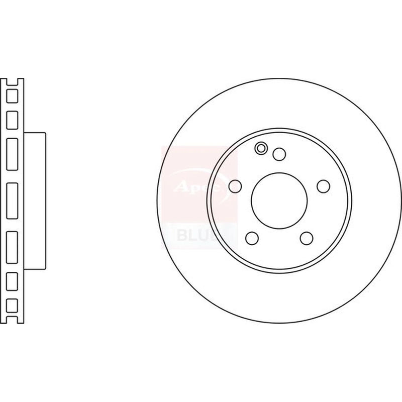 Apec Front Brake Discs SDK6372-x2