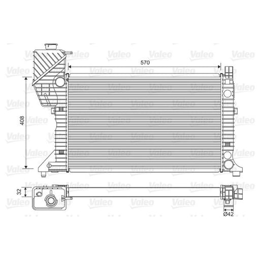 Valeo Engine Radiator 730229
