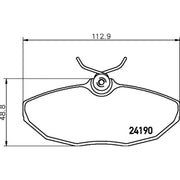 Mintex Rear Brake Pad Set MDB2641
