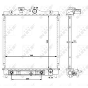 NRF Engine Radiator 516355